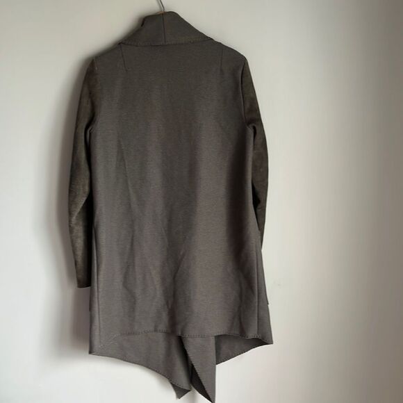 AllSaints Suri Roux Coat, Light Khaki - Picture 3 of 16